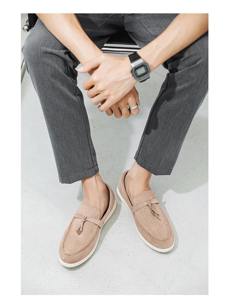 Suede Loafers Shoes