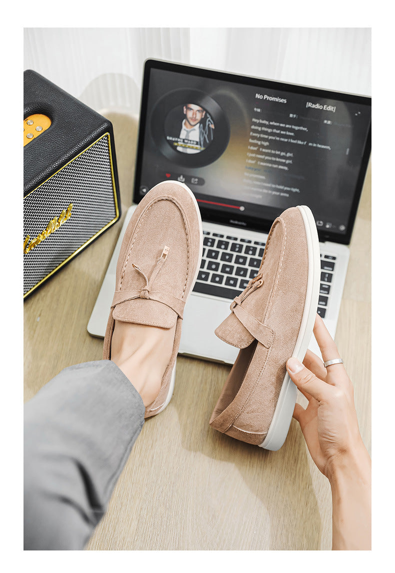 Suede Loafers Shoes