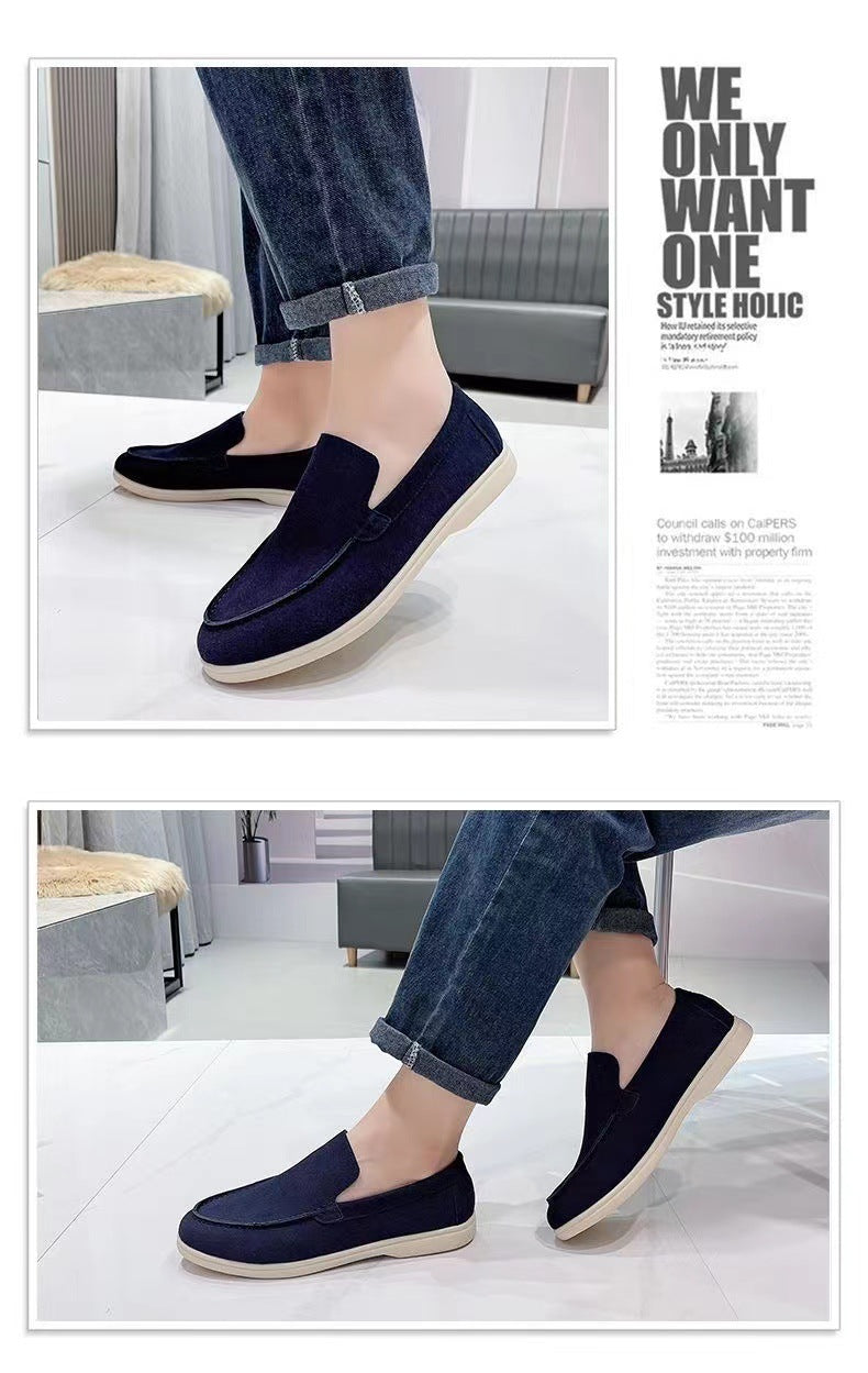 Suede Loafers Shoes