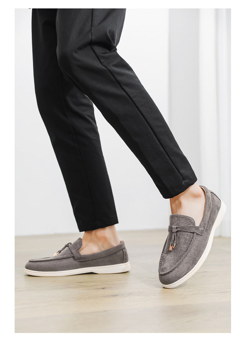 Suede Loafers Shoes