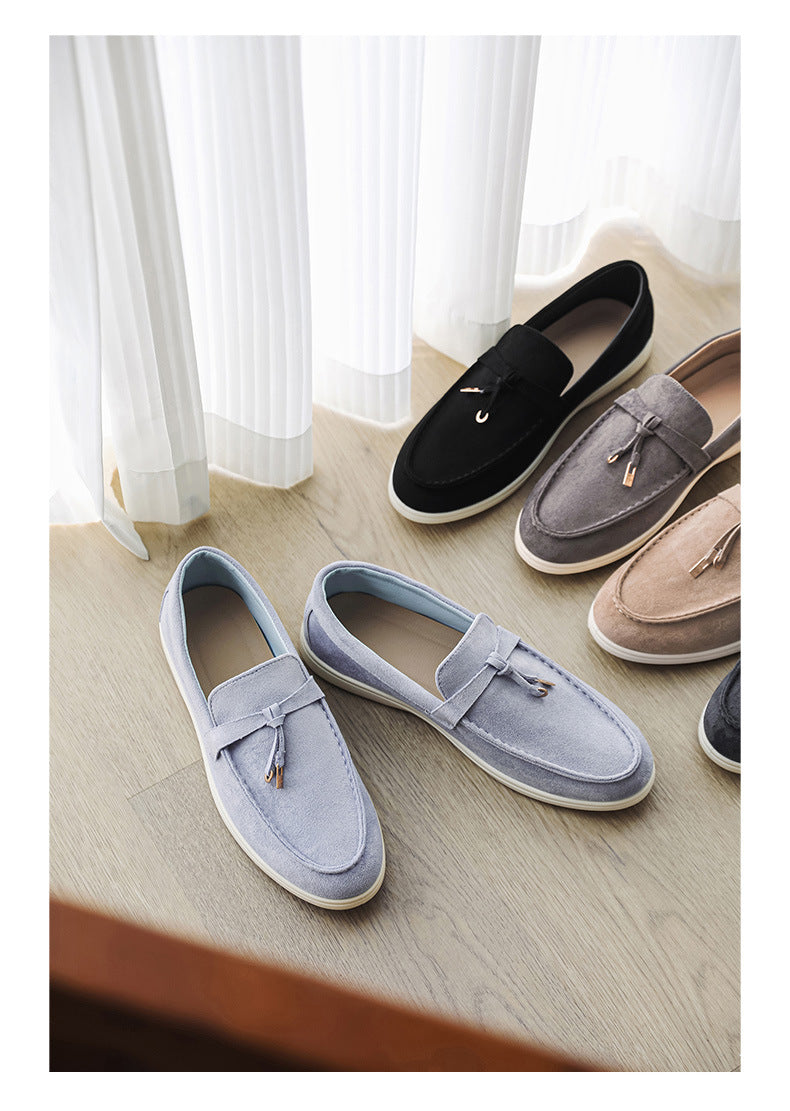 Suede Loafers Shoes