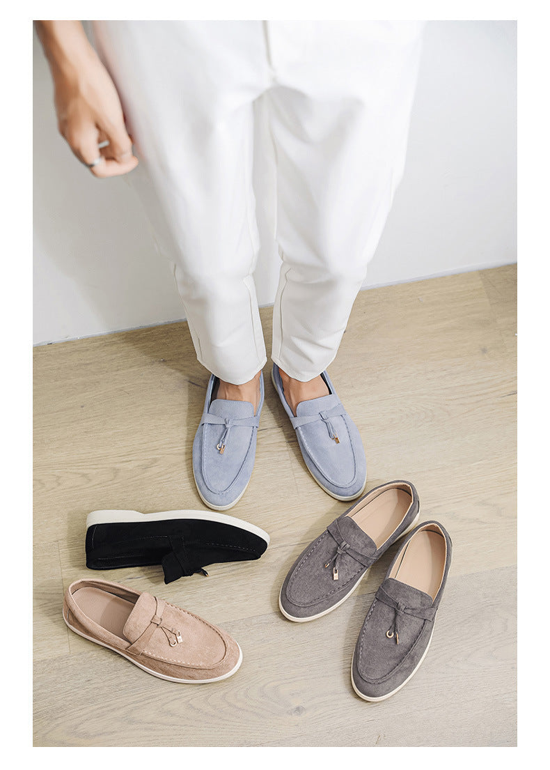 Suede Loafers Shoes