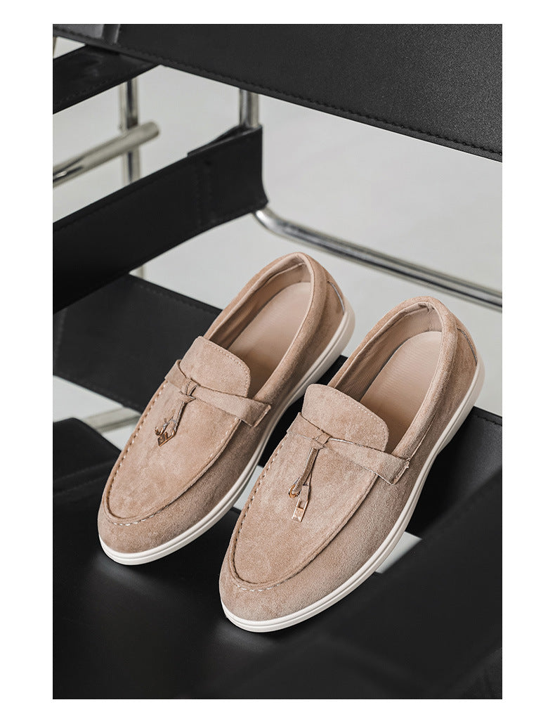 Suede Loafers Shoes