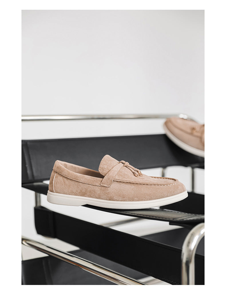 Suede Loafers Shoes