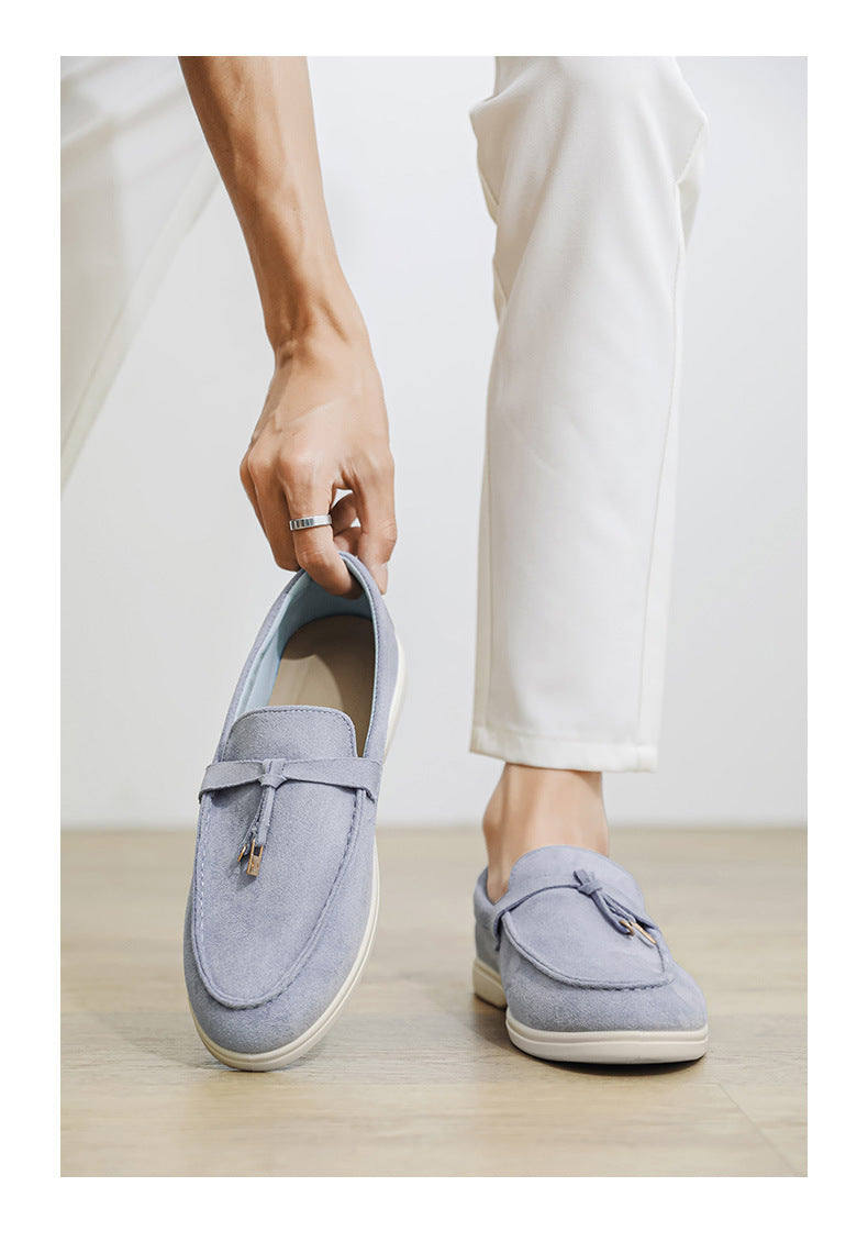 Suede Loafers Shoes