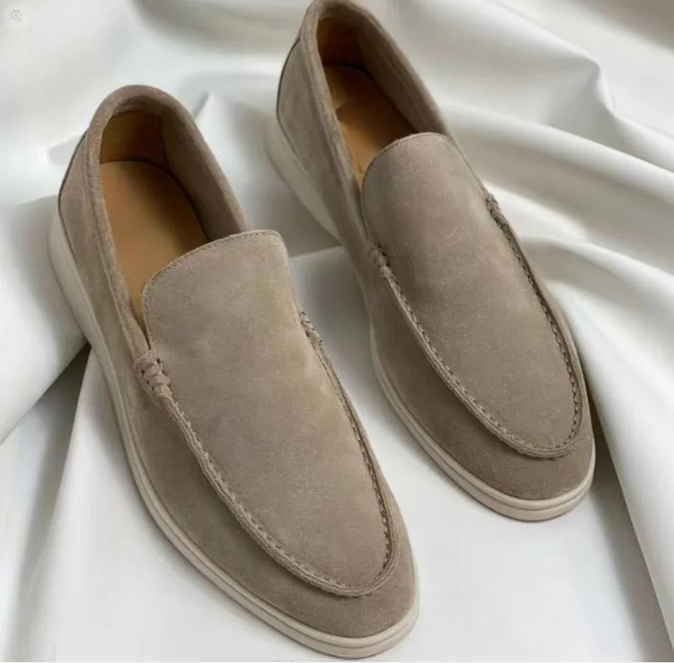 Suede Loafers Shoes