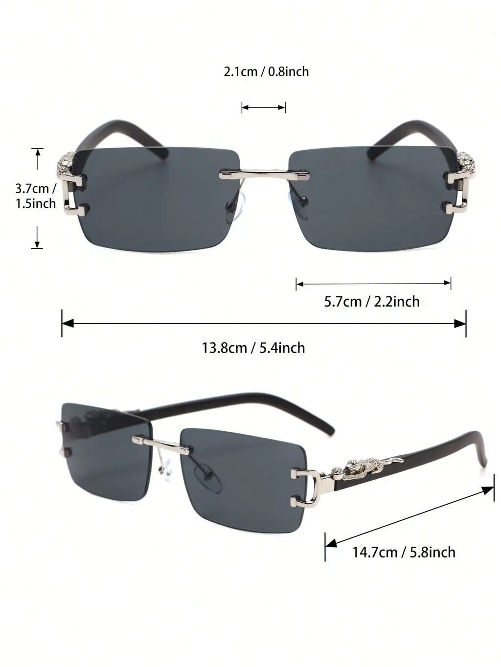 Frameless Personalized Sunglasses