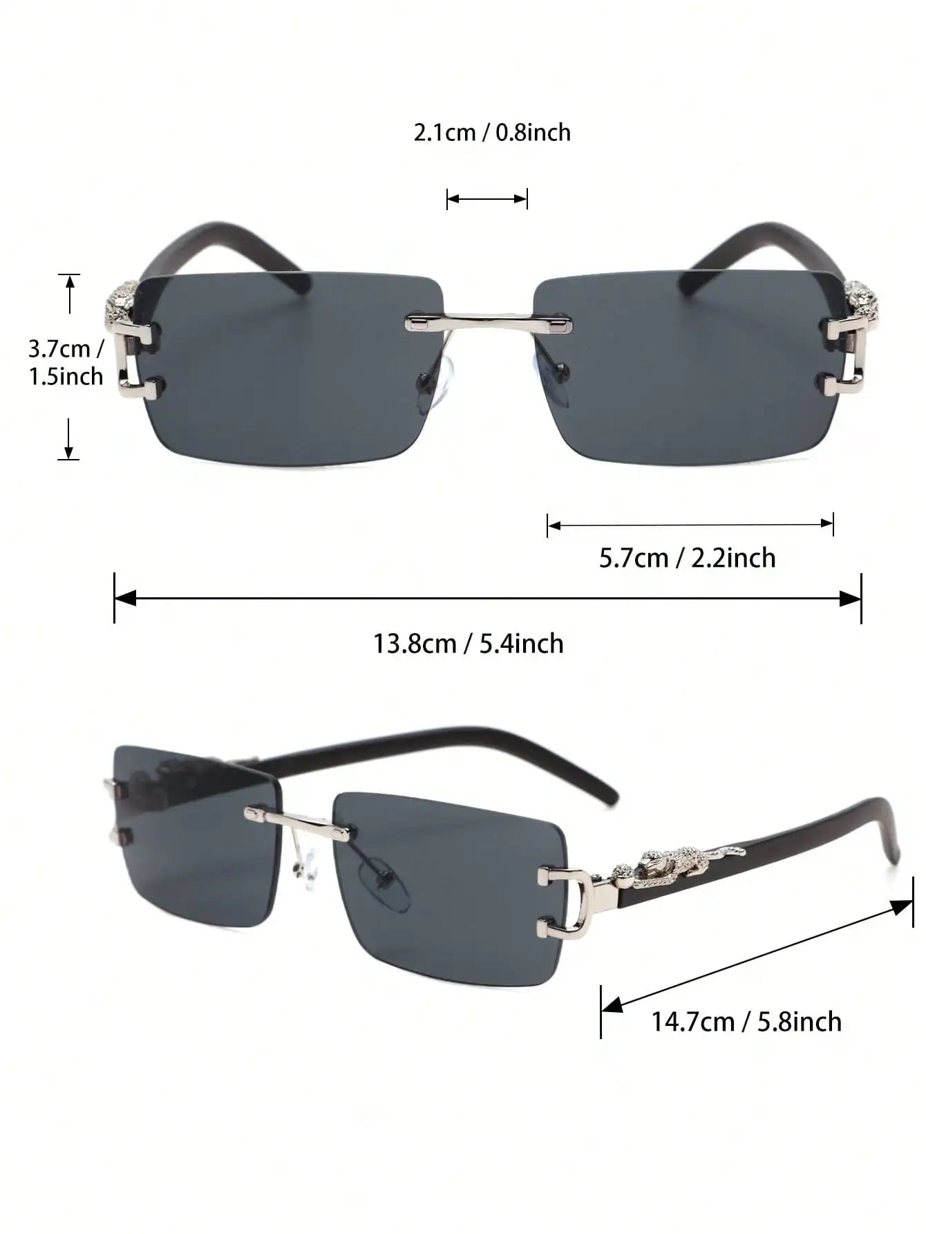 Frameless Personalized Sunglasses