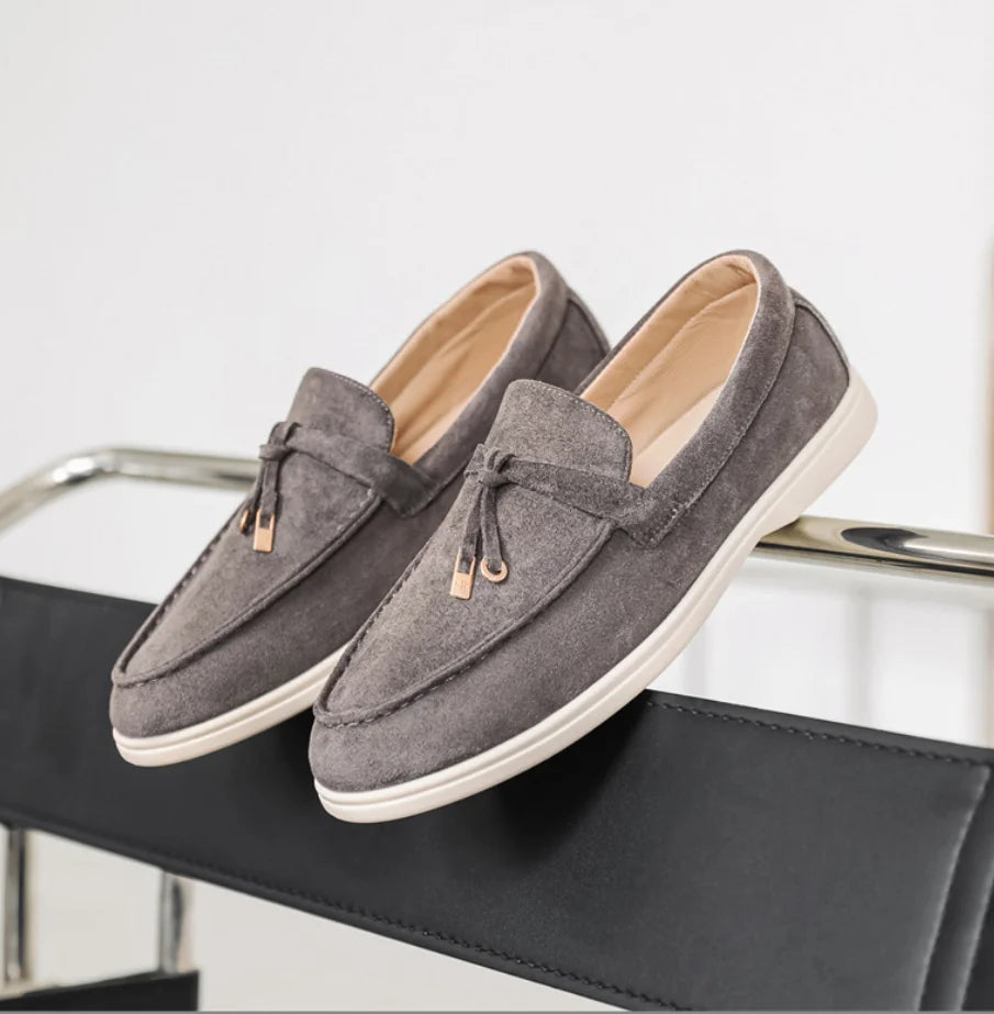 Suede Loafers Shoes