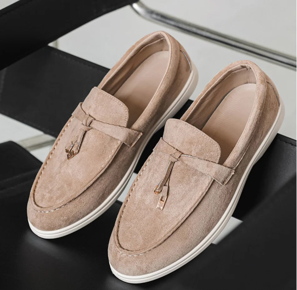 Suede Loafers Shoes