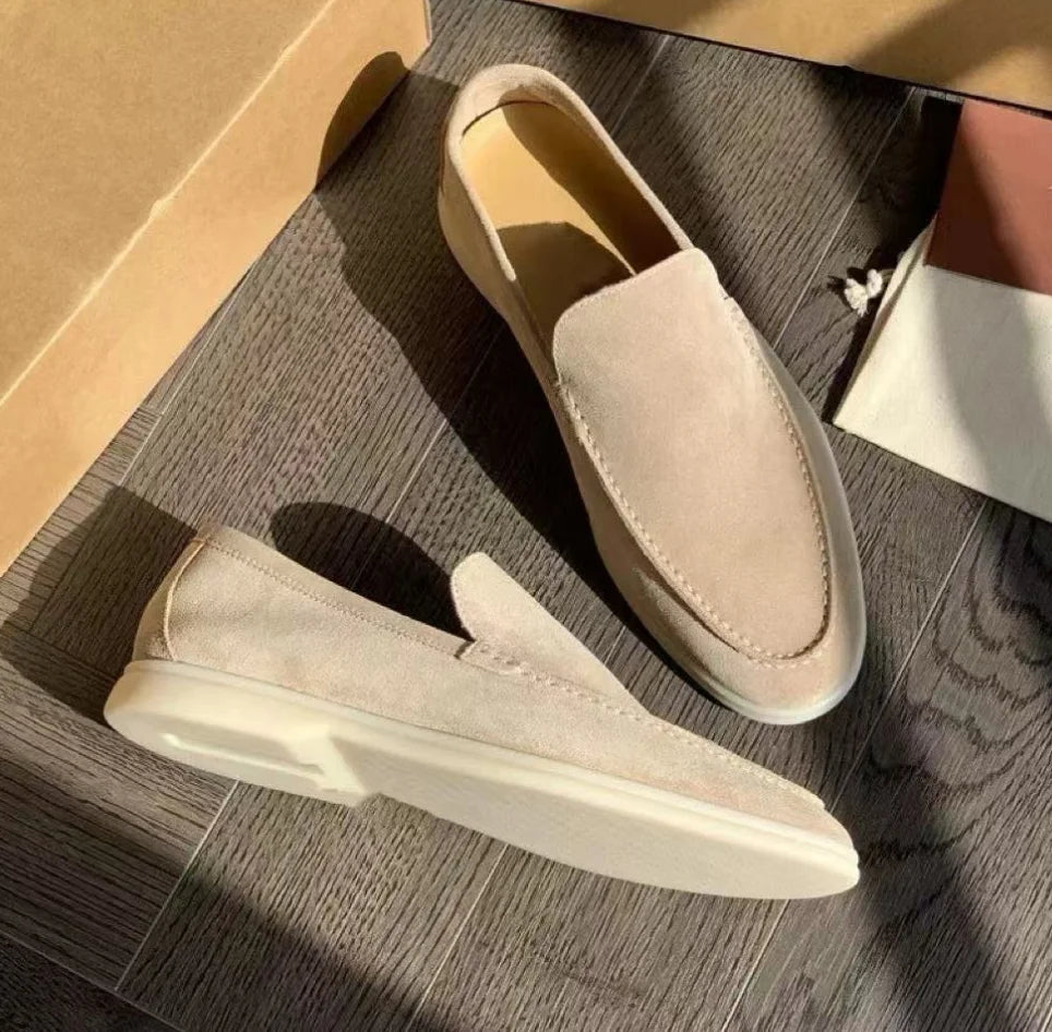 Suede Loafers Shoes