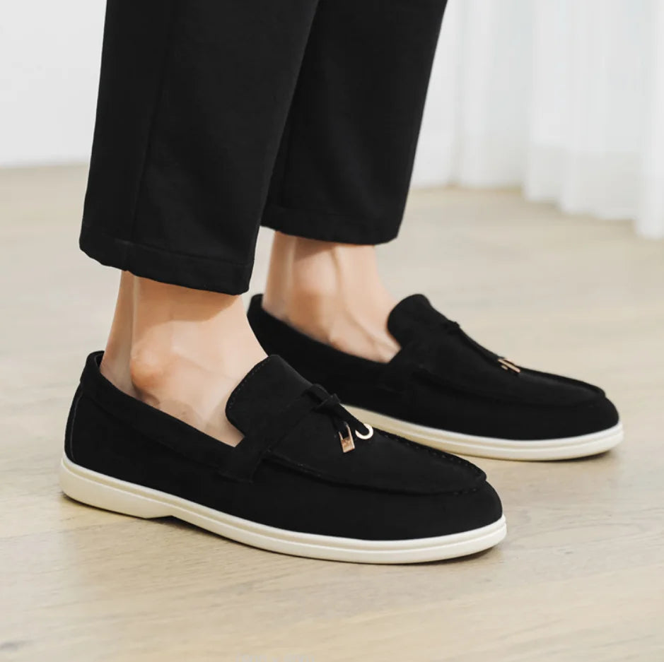 Suede Loafers Shoes