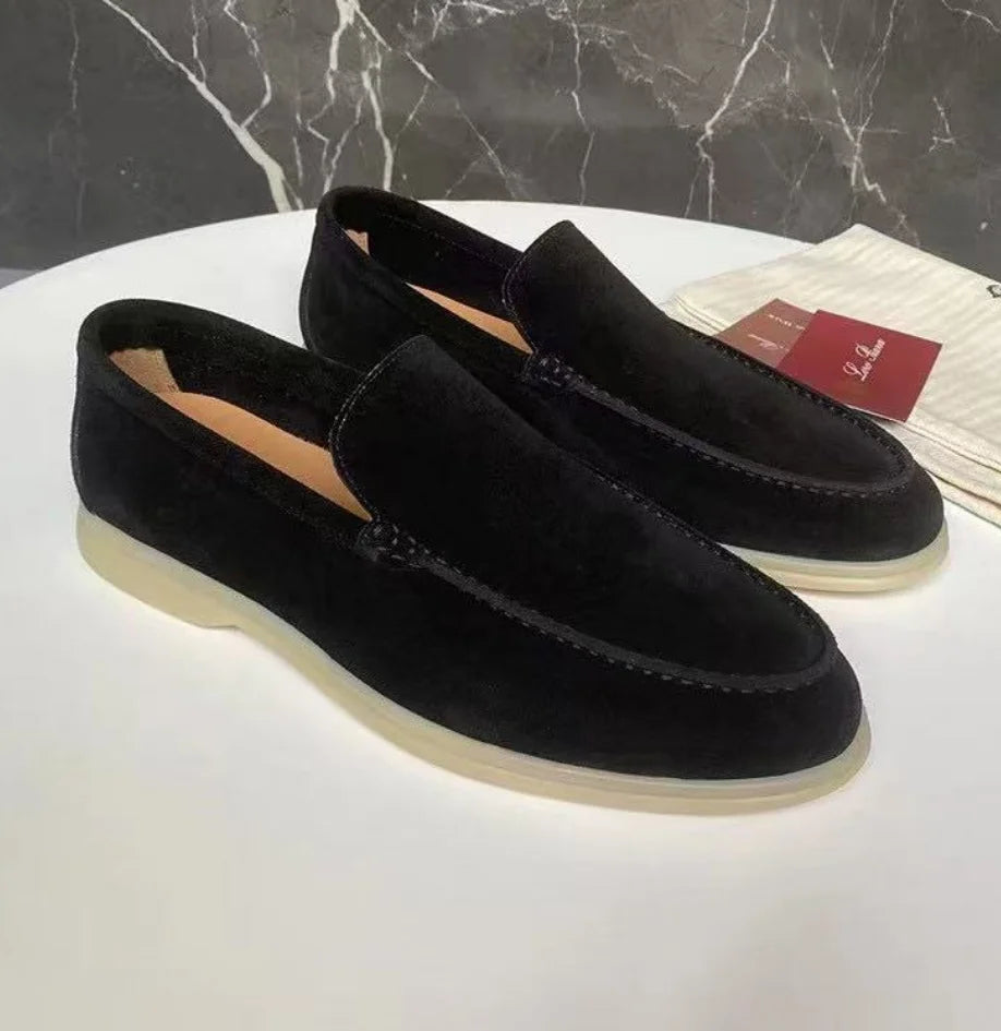 Suede Loafers Shoes