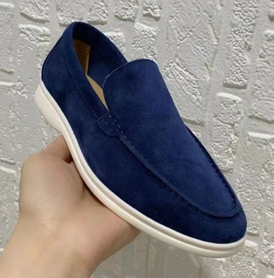 Suede Loafers Shoes