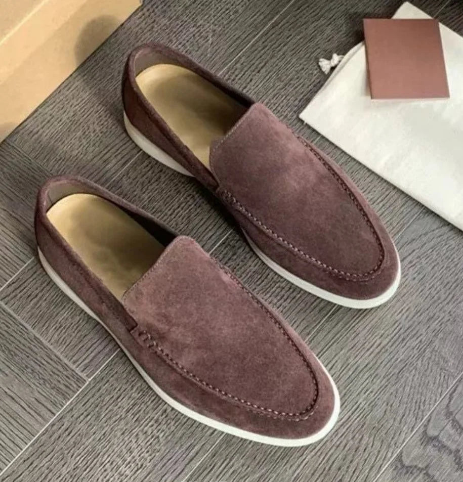 Suede Loafers Shoes