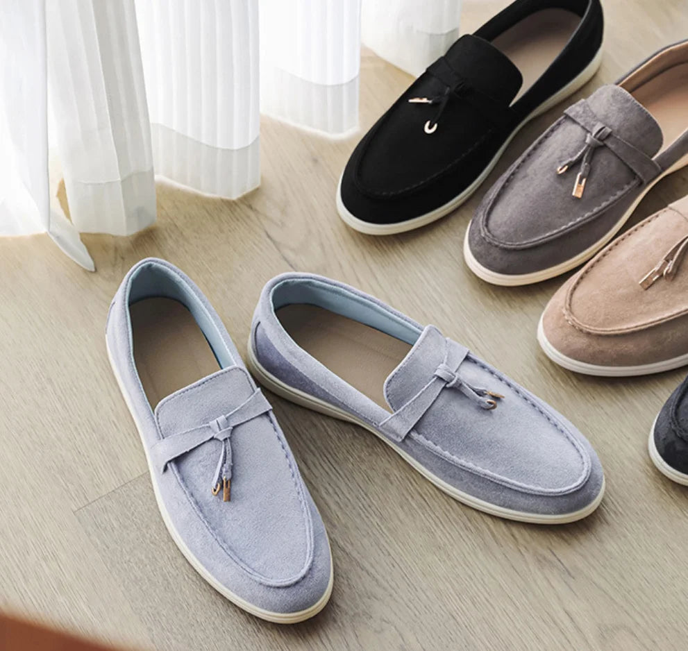 Suede Loafers Shoes