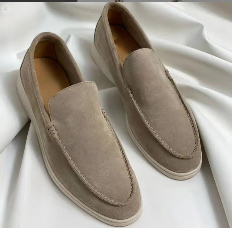 Suede Loafers Shoes